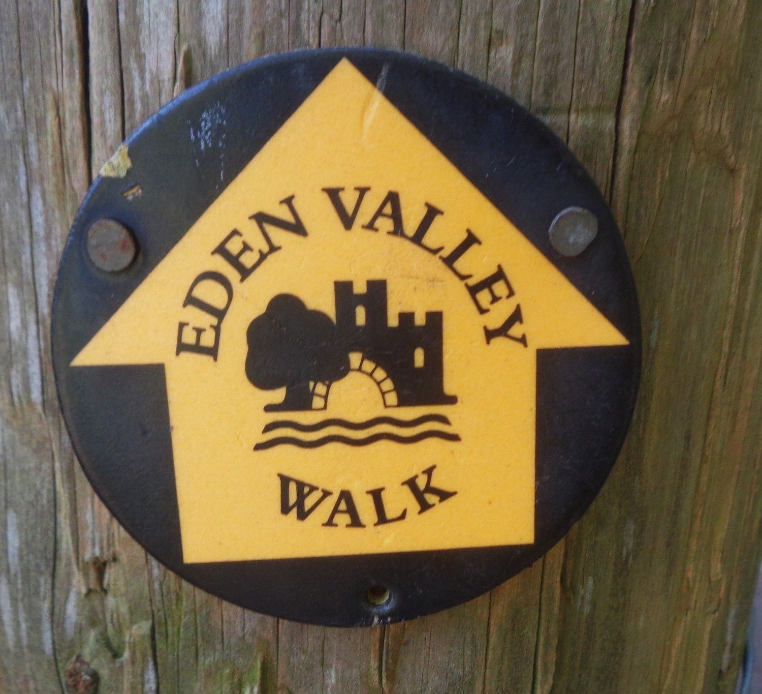 Eden Valley Walk waymarker